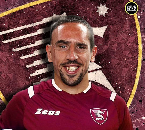Da Salerno esultano: "Ribery ci ha fatto crescere di 8 mila followers su Instagram, grazie Franck"