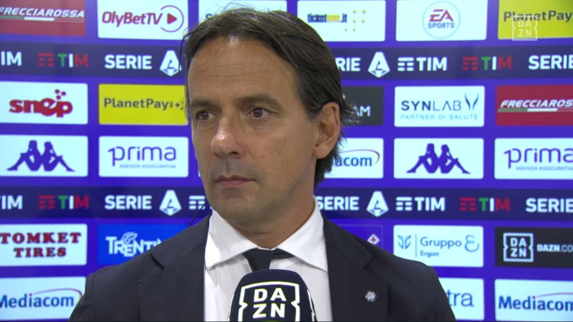 Inzaghi: "Abbiamo sofferto la Fiorentina nel primo tempo. Alla fine potevamo fare tanti gol"