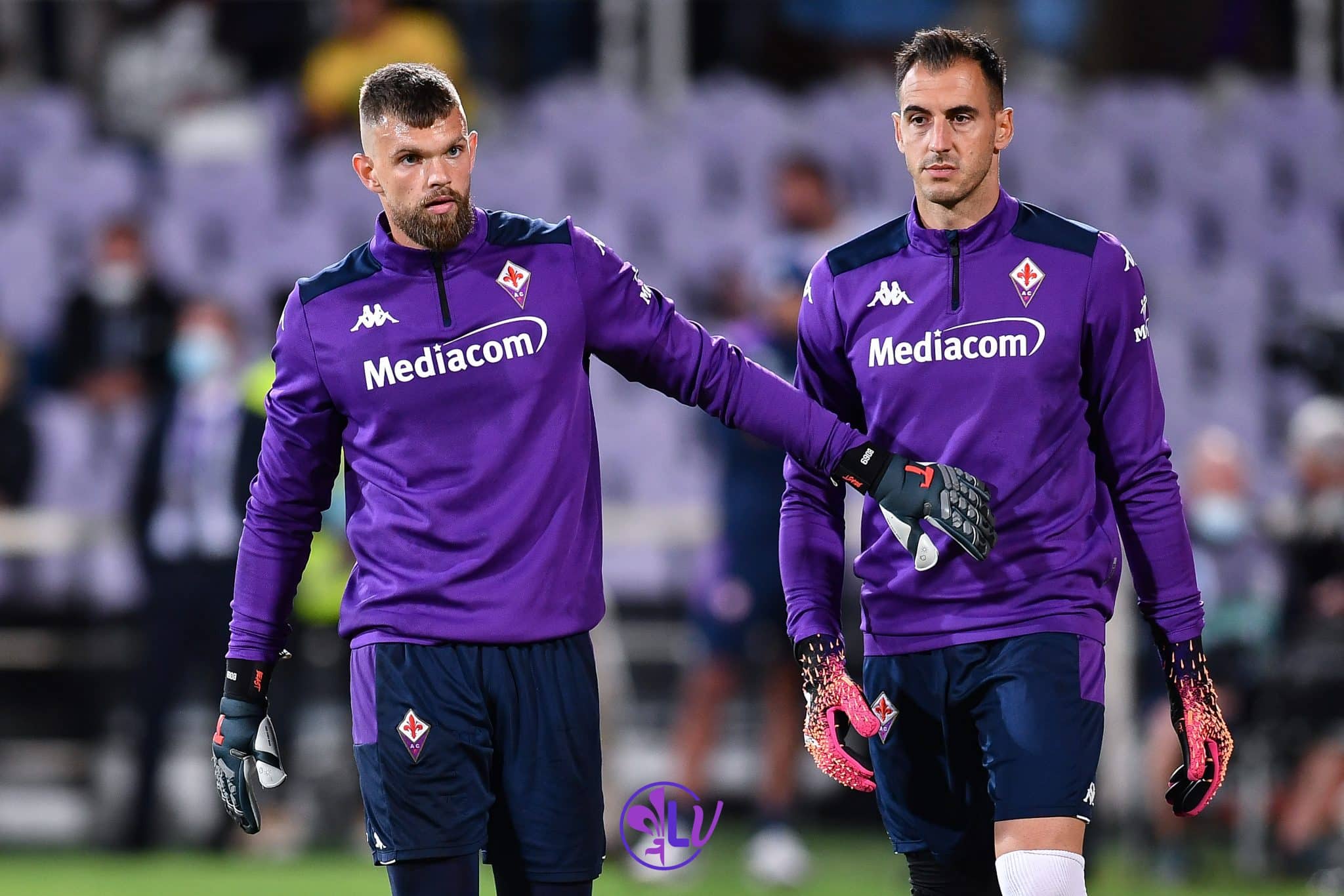 Bartlomiej Dragowski e Antonio Rosati Firenze, stadio A.Franchi, 21.09.2021, Fiorentina-Inter, foto Lisa Guglielmi. Copyright Labaroviola.com