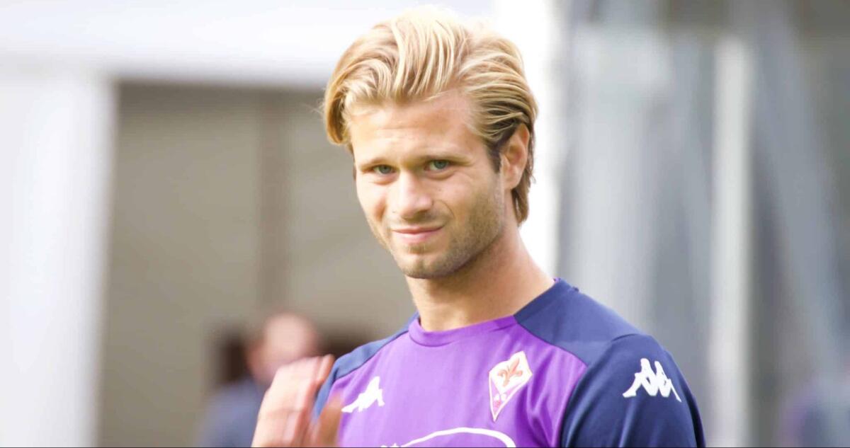 Gori: "Il mio sogno è essere il centravanti della Fiorentina. A Cosenza sono partito bene" - Moena, stadio Benatti, 28.07.2021, allenamento, foto Lisa Grelloni. Copyright Labaroviola.com