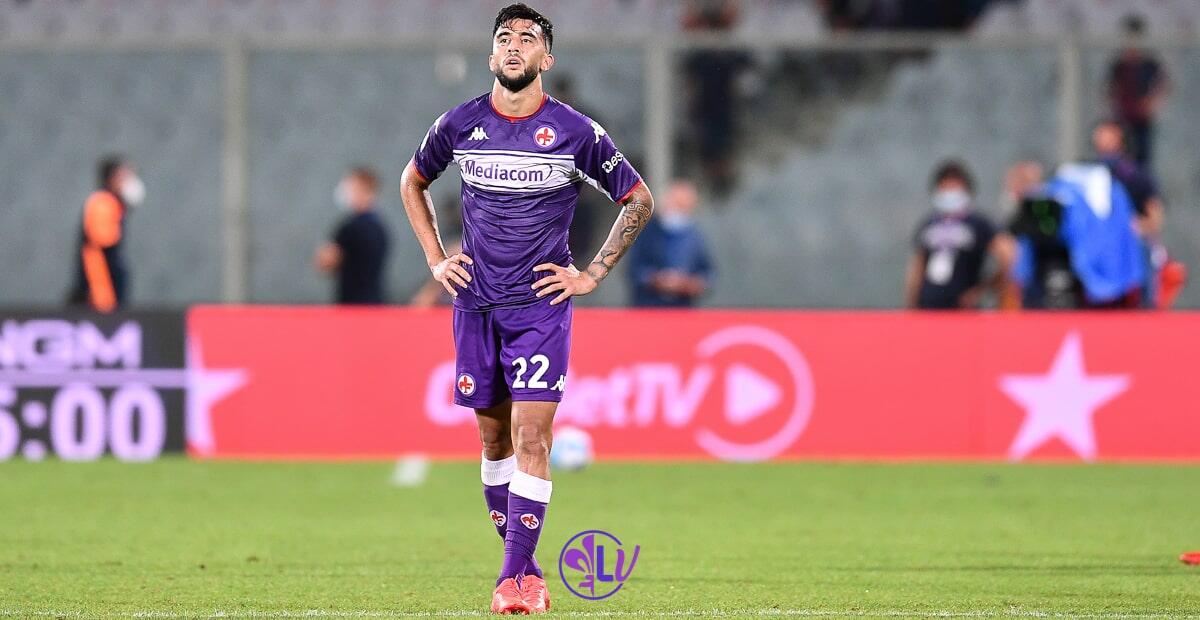 Nico Gonzalez potrebbe saltare anche la Juventus, tra una settimana nuovo tampone - Firenze, stadio A.Franchi, 03.10.2021, Fiorentina-Napoli, foto Lisa Guglielmi. Copyright Labaroviola.com