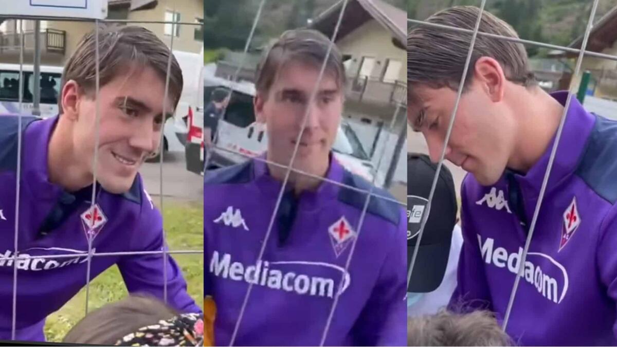 La figuraccia di Vlahovic con i tifosi viola: "Quando mi offrono firmo". Il video delle sue parole - 