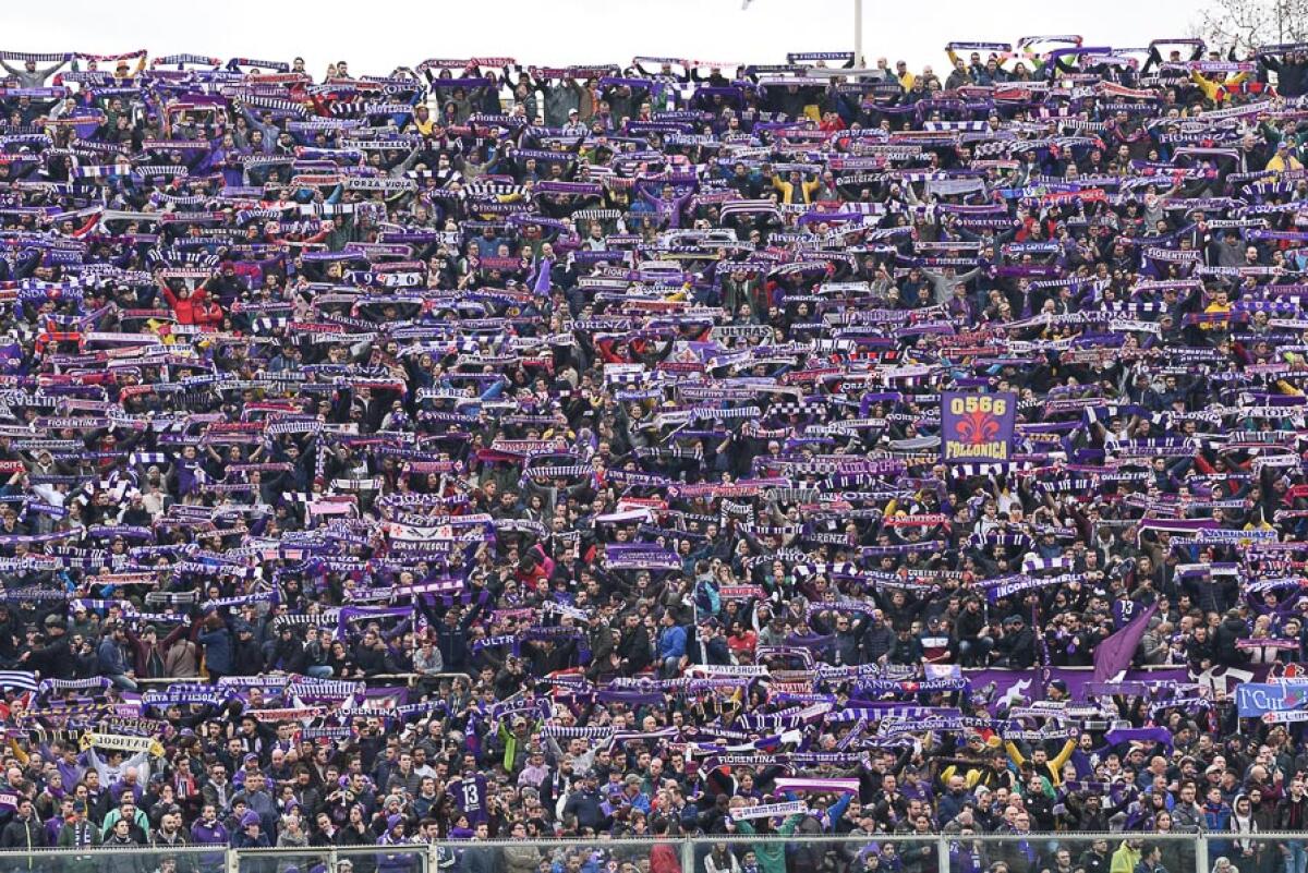 Giudice sportivo: 10 mila euro di multa alla Fiorentina per cori di matrice territoriale - Firenze, stadio Artemio Franchi, 11.03.2018, Fiorentina-Benevento, Foto Fiorenzo Sernacchioli. Copyright Labaroviola.com Curva Fiesole