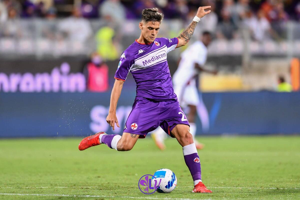 Al 30' Fiorentina-Napoli 1-0 al Franchi. Quarta segna su assist di Vlahovic, secondo gol in maglia viola - Firenze, stadio A.Franchi, 28.08.2021, Fiorentina-Torino, foto Lisa Guglielmi. Copyright Labaroviola.com