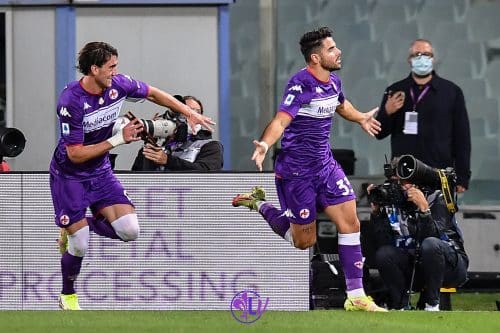 Firenze, stadio A.Franchi, 21.09.2021, Fiorentina-Inter, foto Lisa Guglielmi. Copyright Labaroviola.com