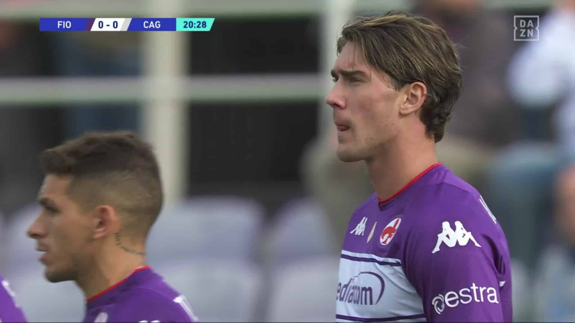 Vlahovic ha rifiutato di battere il rigore: "Non me la sento". Ecco perchè lo ha tirato Biraghi