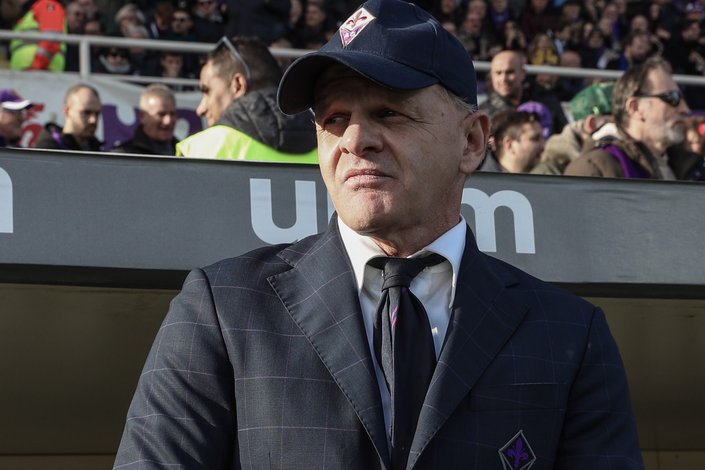 Iachini durante un match al Franchi