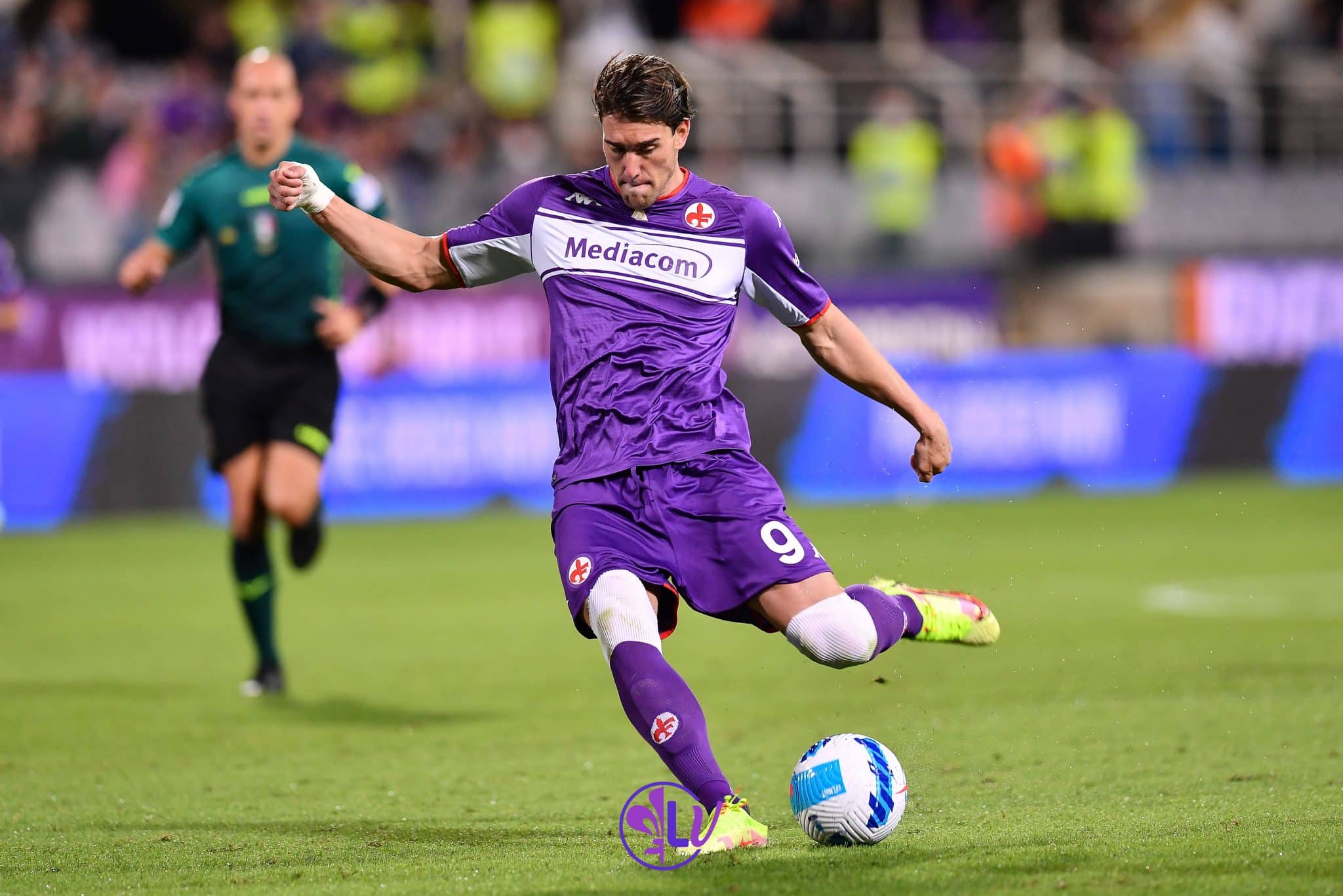 Dusan VlahovicFirenze, stadio A.Franchi, 21.09.2021, Fiorentina-Inter, foto Lisa Guglielmi. Copyright Labaroviola.com