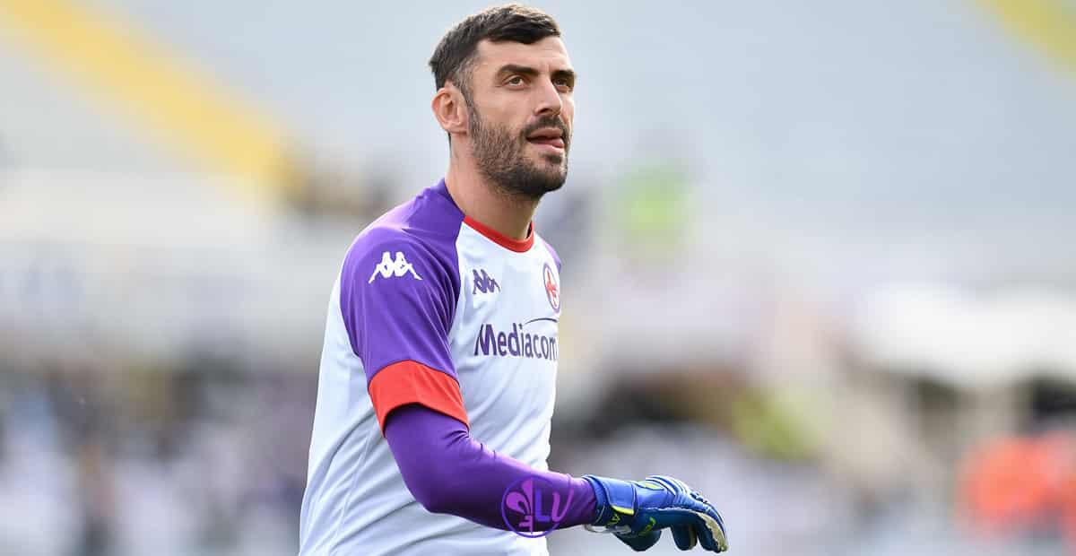 Terracciano: "Non sono solo un 12. Arrabbiati dopo la Juventus. Gol subito? Deviazione decisiva" - Firenze, stadio A.Franchi, 24.10.2021, Fiorentina-Cagliari, foto Lisa Guglielmi. Copyright Labaroviola.com