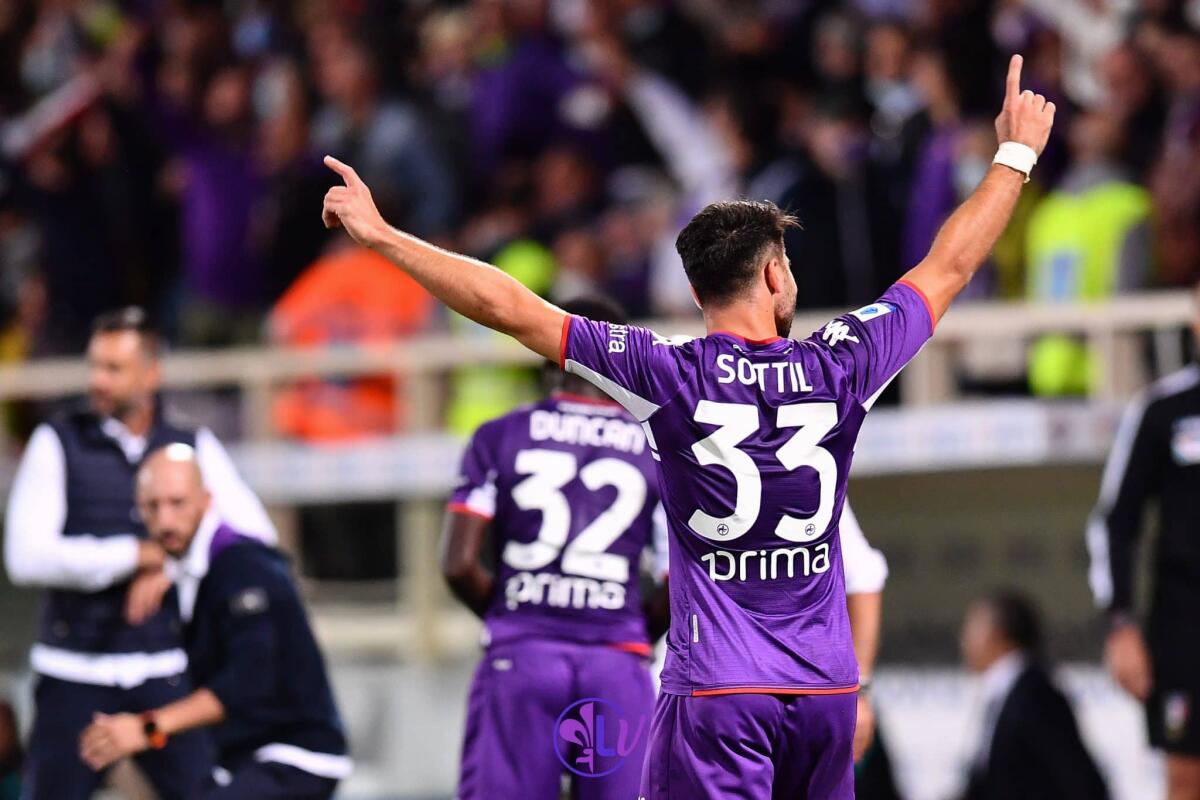Sottil venduto in prestito dalla Fiorentina al Cadice a gennaio? Fake news, priva di fondamento - Firenze, stadio A.Franchi, 21.09.2021, Fiorentina-Inter, foto Lisa Guglielmi. Copyright Labaroviola.com