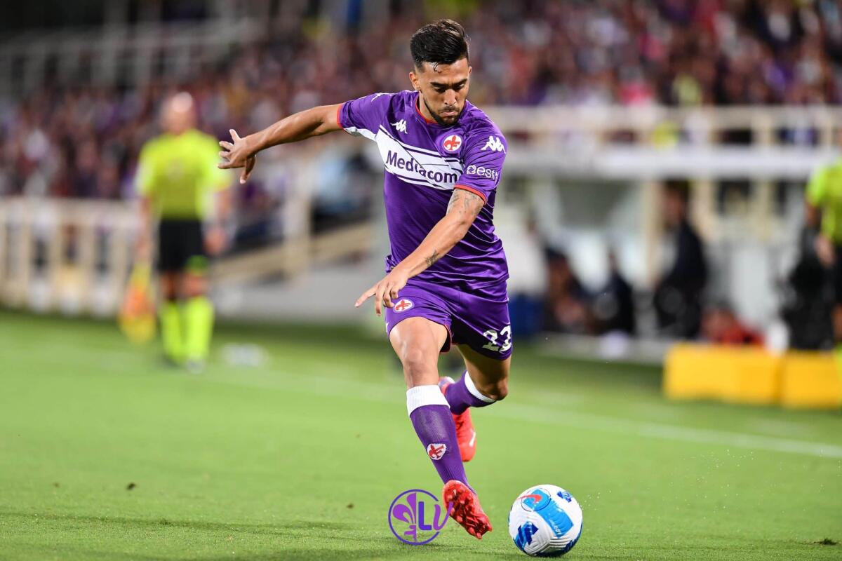 Nico Gonzalez festeggia su Instagram il suo rientro in campo dopo il Covid: "Si torna" - Firenze, stadio A.Franchi, 28.08.2021, Fiorentina-Torino, foto Lisa Guglielmi. Copyright Labaroviola.com