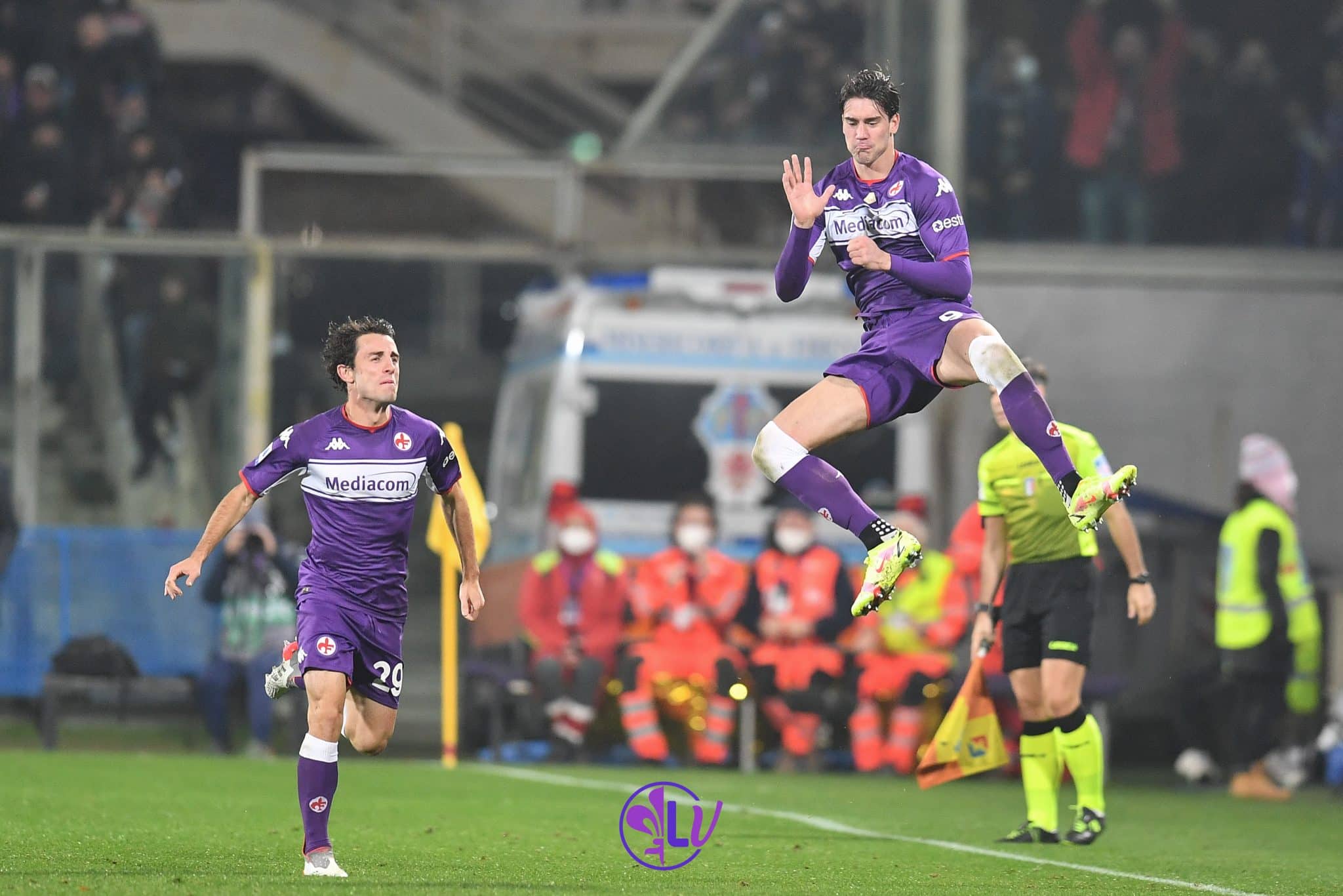 Esultanza Dusan Vlahovic