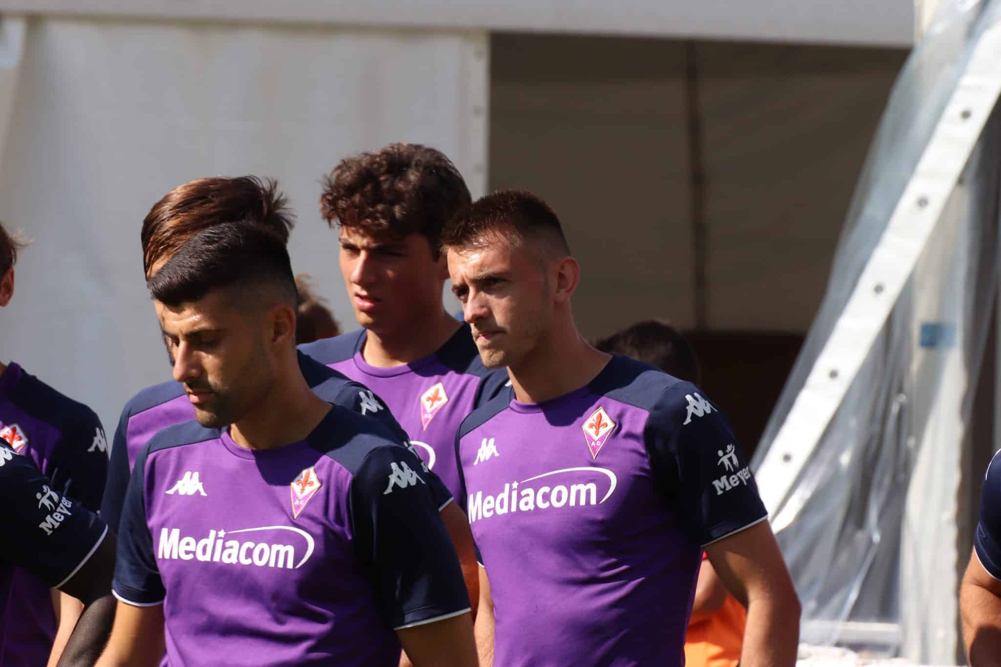 Moena, stadio Benatti, 29.07.2021, amichevole Fiorentina-Levico, foto Lisa Grelloni. Copyright Labaroviola.com