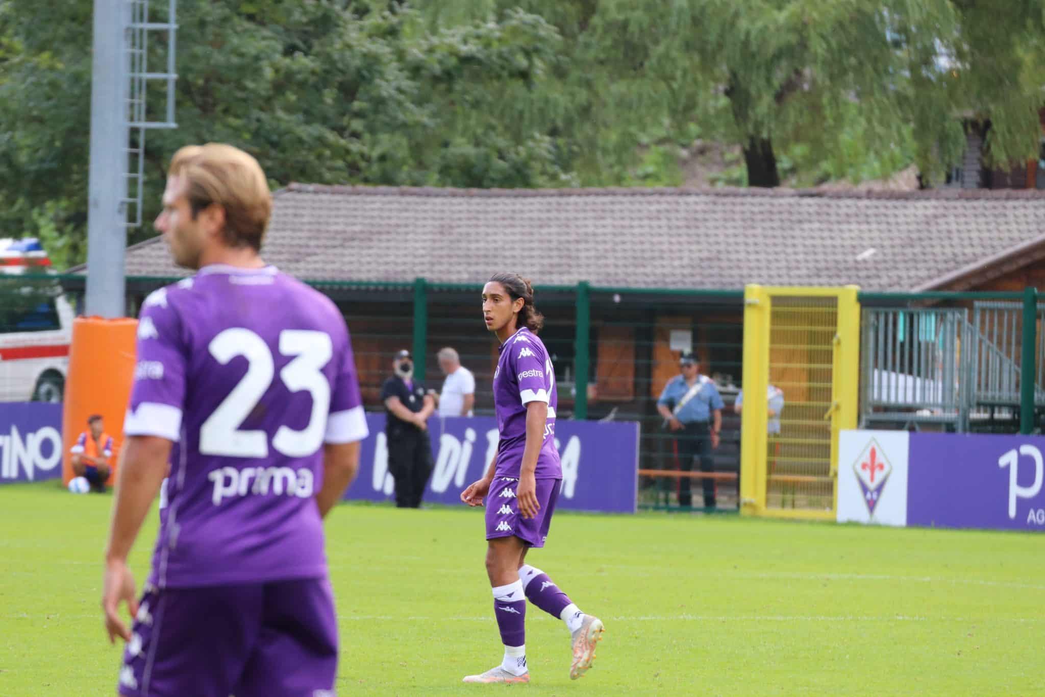 Moena, stadio Benatti, 29.07.2021, amichevole Fiorentina-Levico, foto Lisa Grelloni. Copyright Labaroviola.com