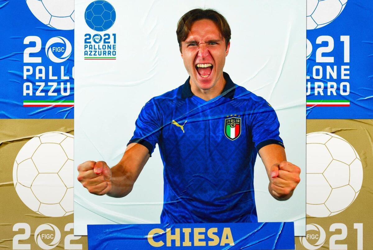 Chiesa vince il pallone azzurro 2021, ha superato Donnarumma, Barella, Insigne e Spinazzola - 
