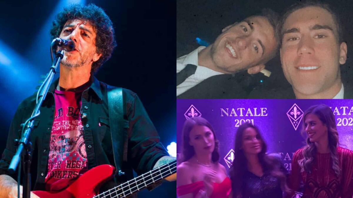Max Gazzè ha cantato alla festa di Natale della Fiorentina. Tutte le foto e i video dell'evento - 