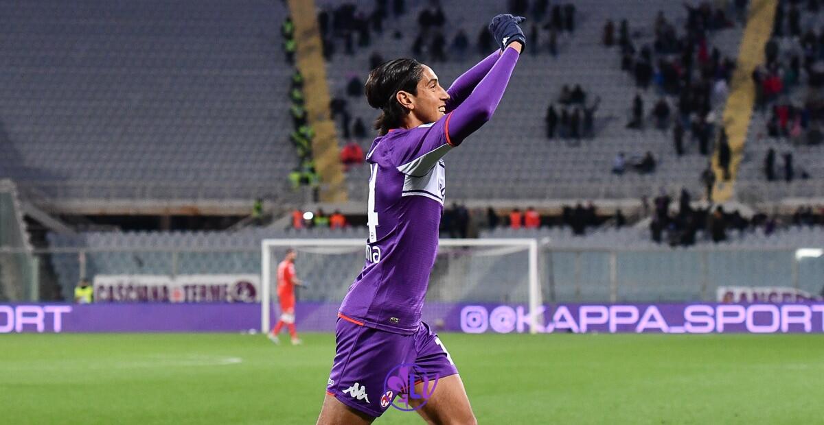 Maleh: "Anche se la mia faccia non lo dimostra, sono contento. Gol nonostante la panchina" - Firenze, stadio A.Franchi, 11.12.2021, Fiorentina-Salernitana, foto Lisa Guglielmi. Copyright Labaroviola.com