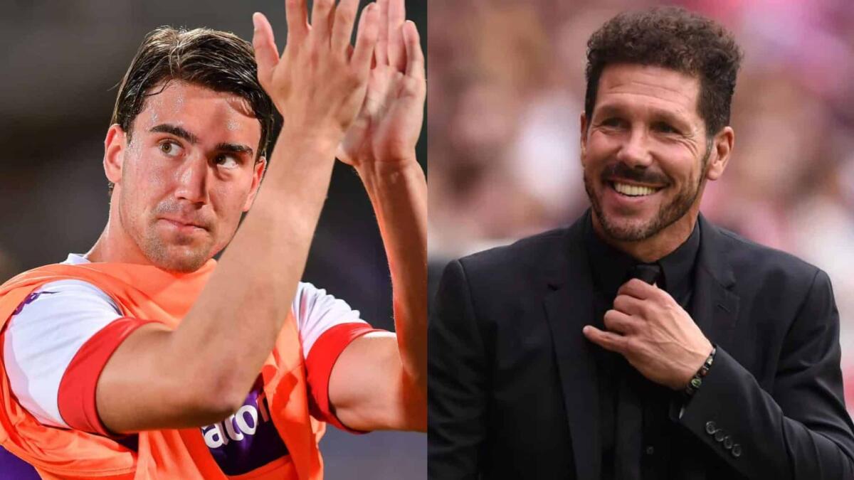 Simeone e quelle follie che avrebbe fatto per avere Vlahovic all'Atletico: oggi sfiderà suo figlio - 