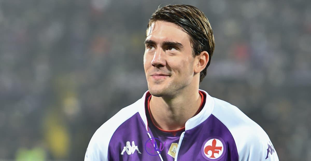 Dall'Inghilterra, Vlahovic è un obiettivo del Manchester United: lo vuole già a gennaio - Firenze, stadio A.Franchi, 20.11.2021, Fiorentina-Milan, foto Lisa Guglielmi. Copyright Labaroviola.com