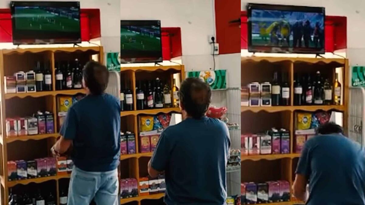 Video, papà Torreira scatenato, segue dall'Uruguay la punizione di Biraghi ed esulta cosi - 