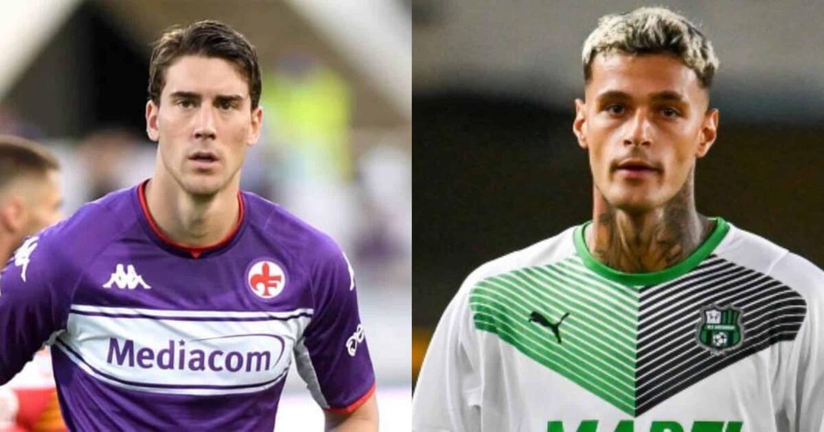 Dall'Inghilterra, il Totthenam molla Vlahovic e vuole soffiare Scamacca alla Fiorentina - 