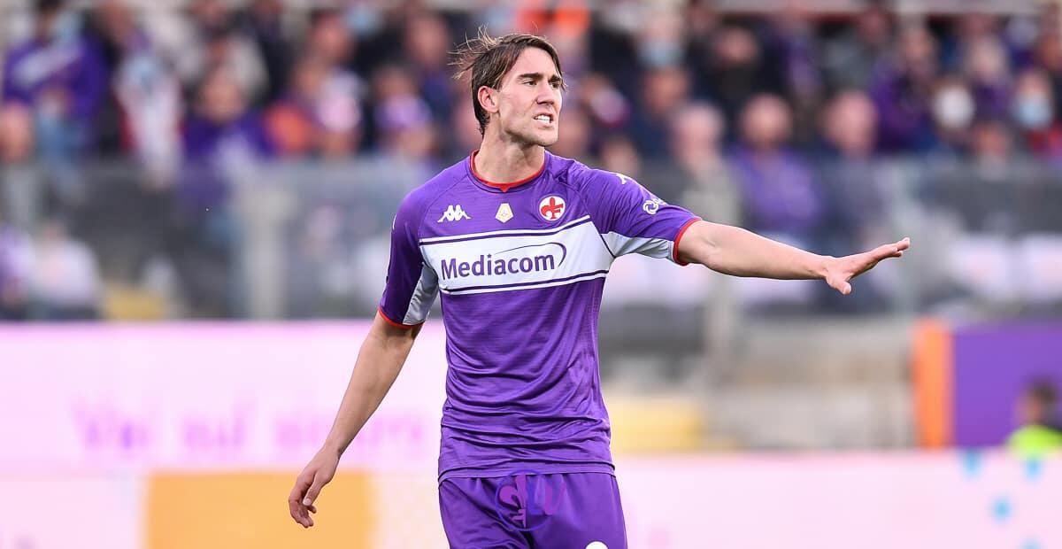 Vlahovic resta in campo, Italiano non rischia, fuori Milenkovic, al suo posto Igor - Firenze, stadio A.Franchi, 31.10.2021, Fiorentina-Spezia, foto Lisa Guglielmi. Copyright Labaroviola.com