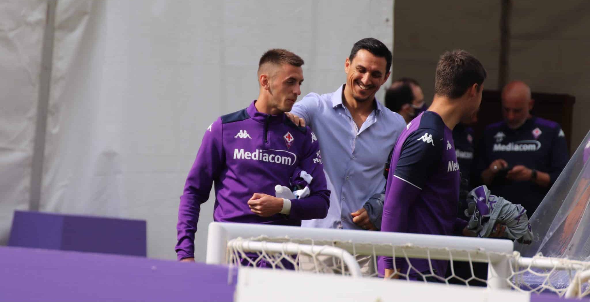 Moena, stadio Benatti, 30.07.2021, amichevole Fiorentina, foto Lisa Grelloni. Copyright Labaroviola.com