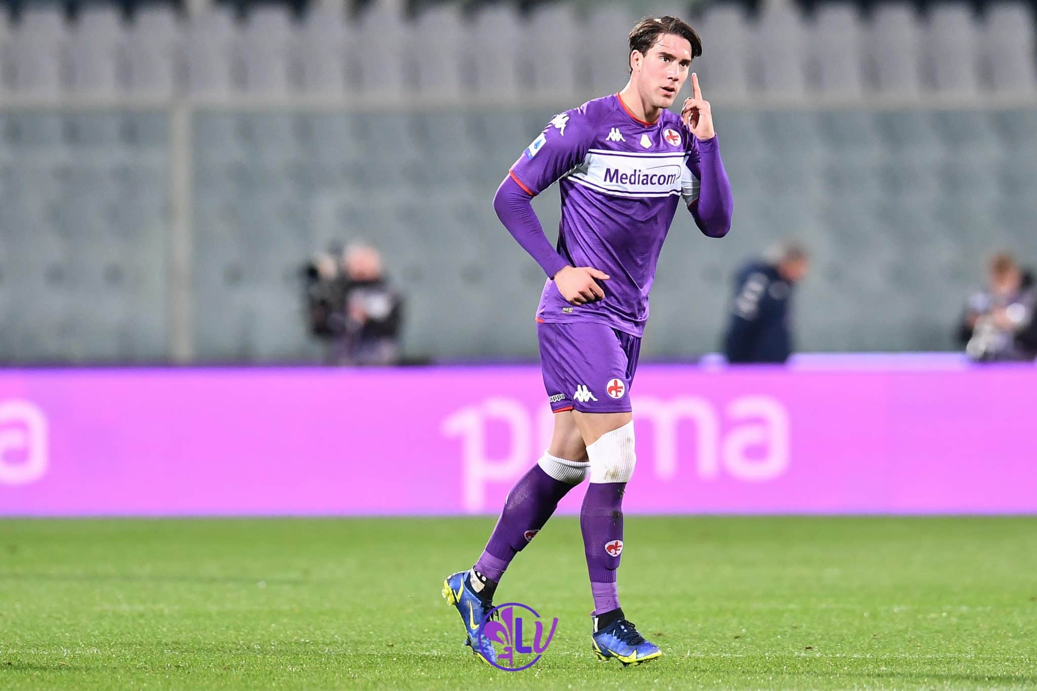 Esultanza Dusan Vlahovic