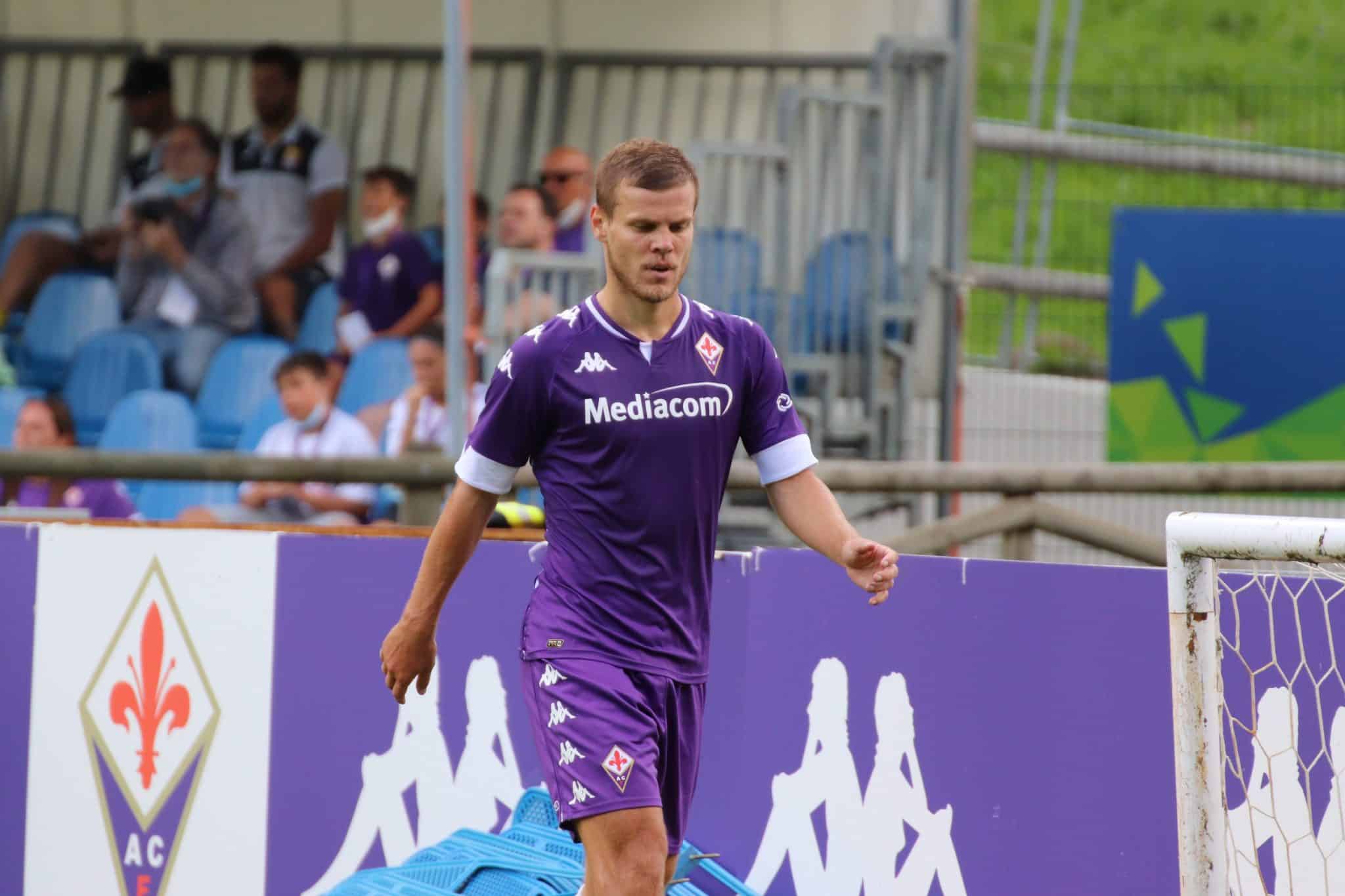 Moena, stadio Benatti, 29.07.2021, amichevole Fiorentina-Levico, foto Lisa Grelloni. Copyright Labaroviola.com