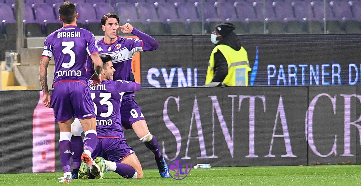 Firenze, stadio A.Franchi, 30.11.2021, Fiorentina-Sampdoria, foto Lisa Guglielmi. Copyright Labaroviola.com