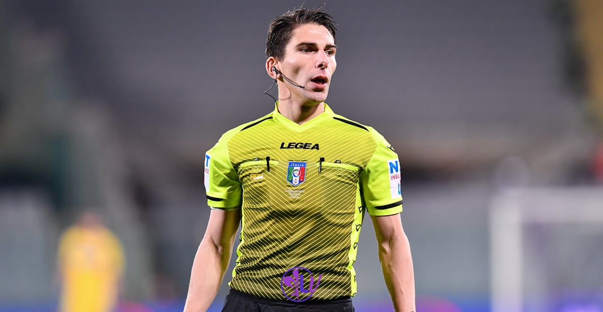 L'arbitro Federico Dionisi