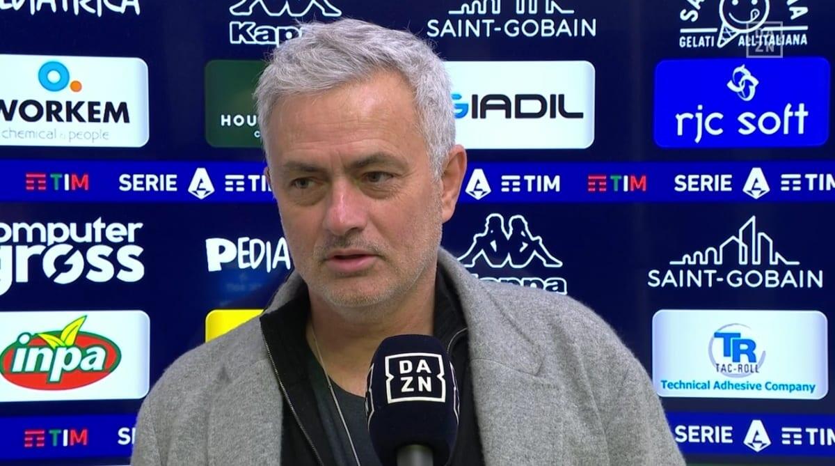 Mourinho esulta: "Vittoria preziosa a Empoli perchè la Fiorentina ha pareggiato, preso due punti" - 