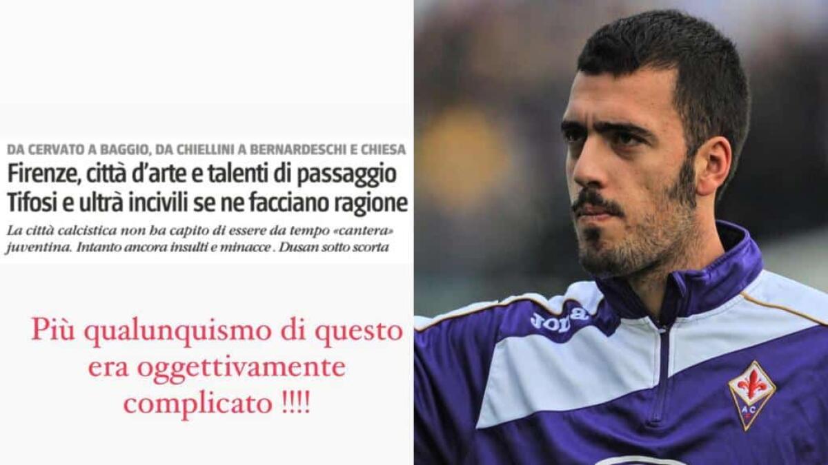 Il Giornale scrive: ''Firenze, talenti di passaggio e ultrà incivili”. Viviano non ci sta: ''Qualunquismo'' - 