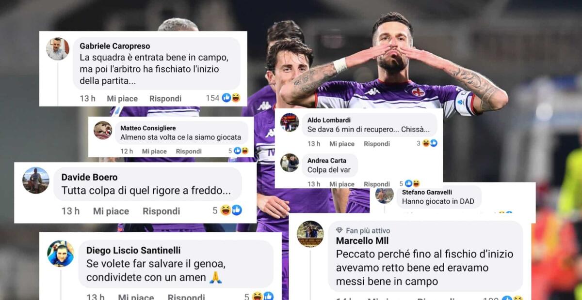 I tifosi del Genoa la prendono con ironia: "Se l'arbitro non avesse fatto quel fischio d'inizio..." - 