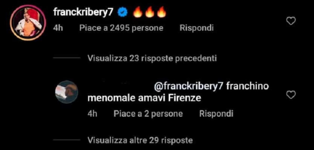 Ribery gioisce per l'arrivo di Vlahovic alla Juve. I tifosi viola non ci stanno: "Menomale amavi Firenze" - 