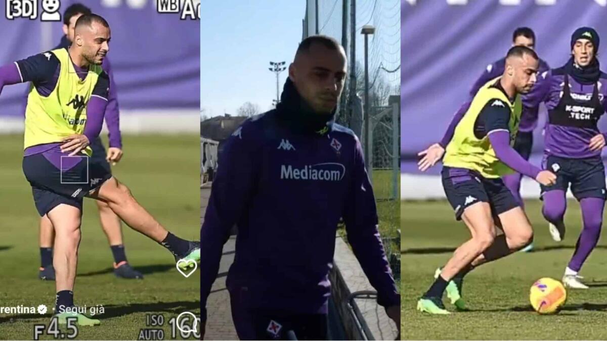 Il video del primo allenamento di Cabral con la Fiorentina, giocate e partita con il gruppo - 