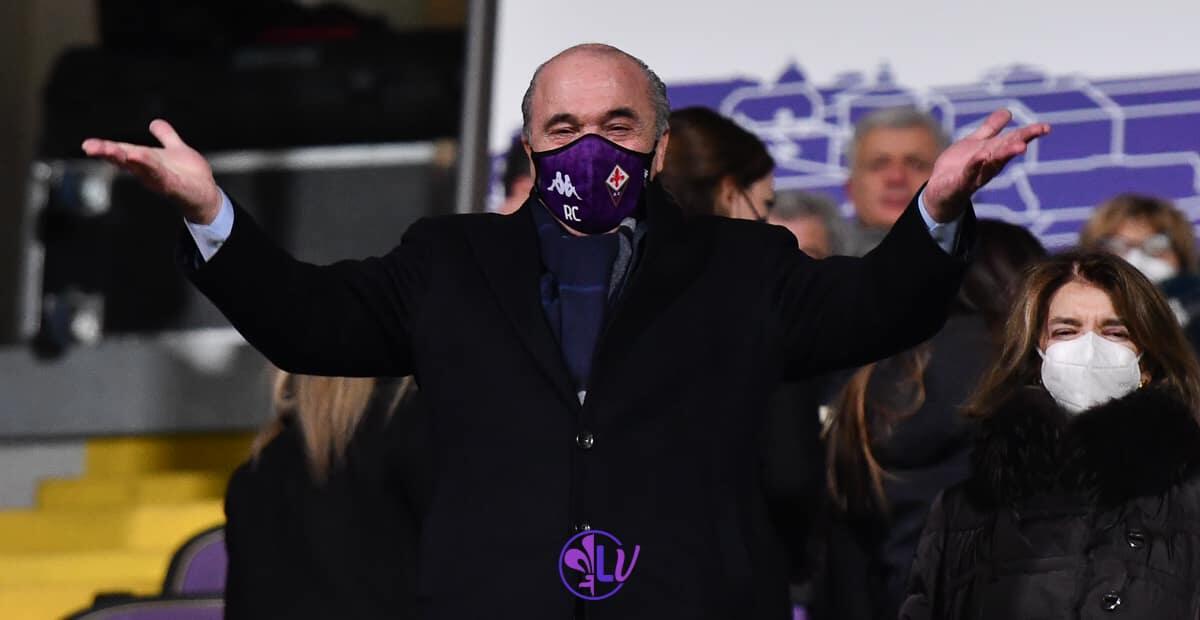 La gioia di Commisso: "Che prestazione! Splendida doppietta di capitan Biraghi. Grazie popolo Viola" - Firenze, stadio A.Franchi, 30.11.2021, Fiorentina-Sampdoria, foto Lisa Guglielmi. Copyright Labaroviola.com