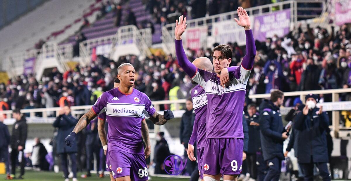 Sky, la Fiorentina ha venduto Vlahovic alla Juventus per 75 milioni. Trasferimento immediato - Firenze, stadio A.Franchi, 17.01.2022, Fiorentina-Genoa, foto Lisa Guglielmi. Copyright Labaroviola.com