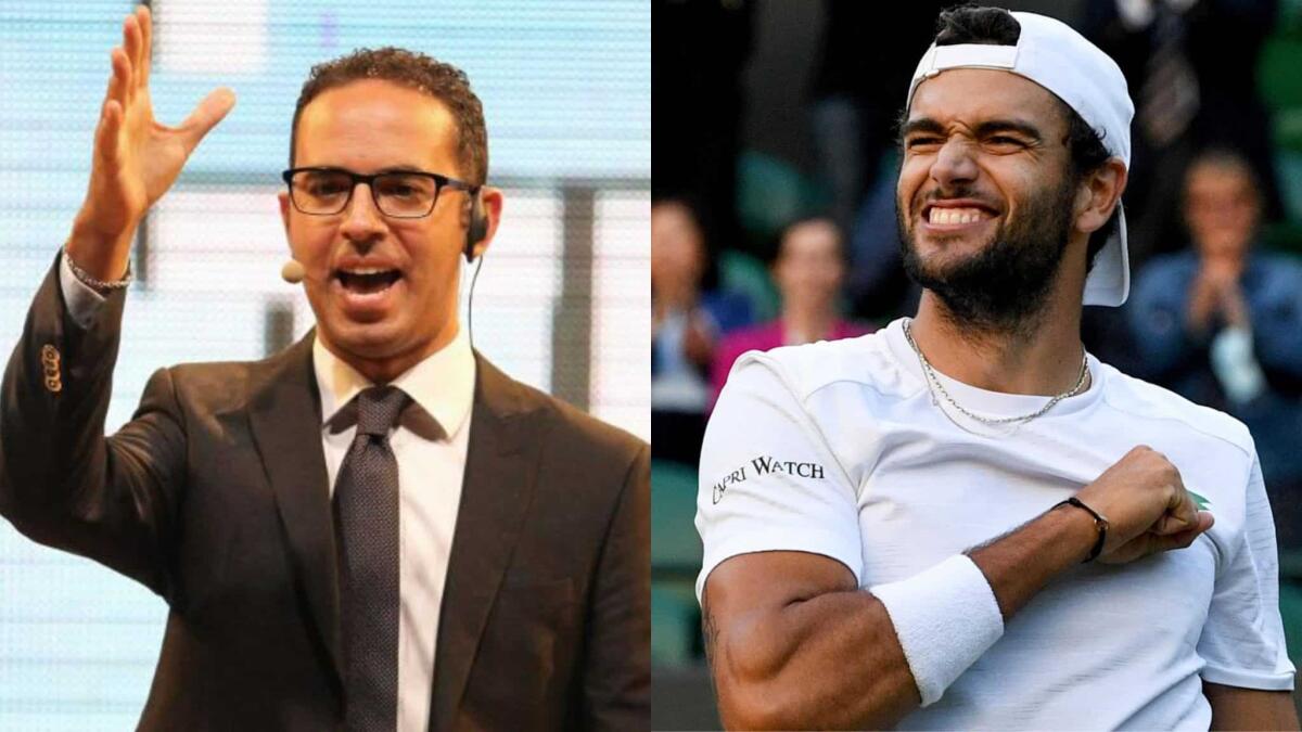 Criscitiello deride e snobba Berrettini in diretta su Sportitalia: "Non ce ne frega niente". Il video - 