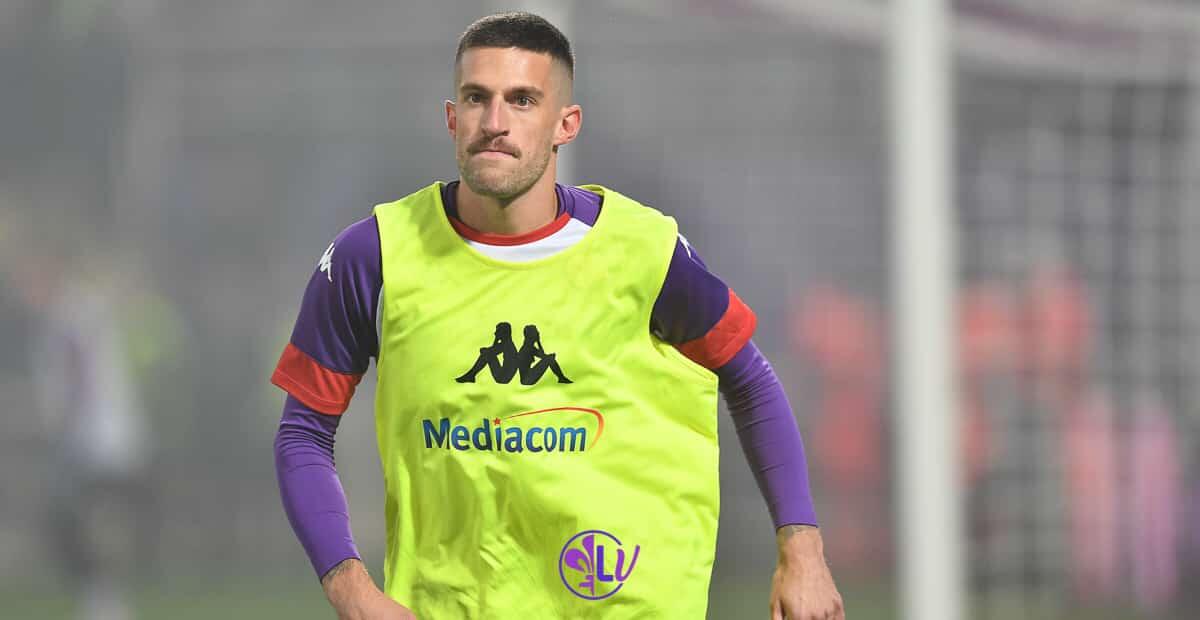 Biraghi ha la febbre, ha lasciato il ritiro della Nazionale Italiana, si aspetta esito del tampone - Firenze, stadio A.Franchi, 20.11.2021, Fiorentina-Milan, foto Lisa Guglielmi. Copyright Labaroviola.com