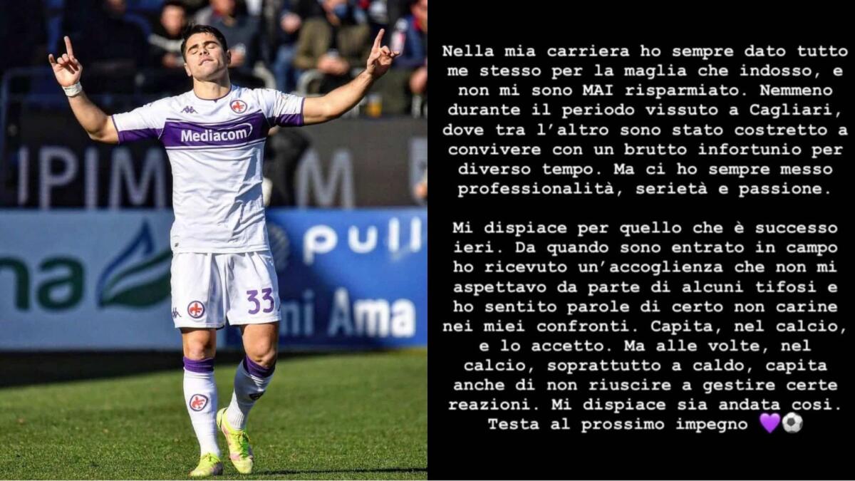 Parla Sottil: "Non mi aspettavo di ricevere insulti a Cagliari. Mi dispiace non aver gestito reazione" - 
