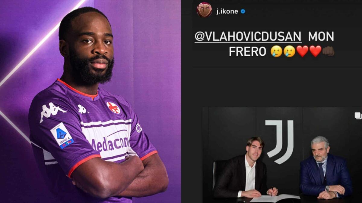 Ikonè posta la foto di Vlahovic alla Juventus e mette le faccine in lacrime. Dusan risponde: "Grazie" - 