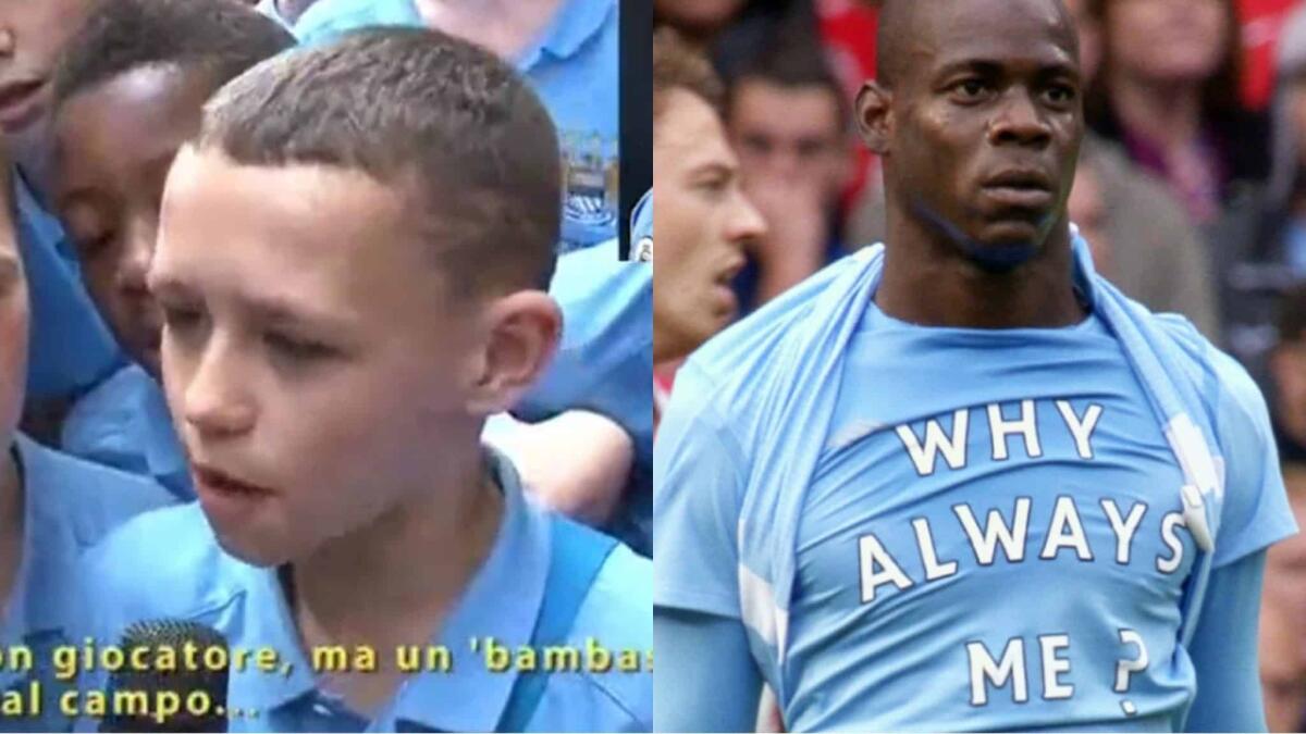 Dieci anni fa a Milano un bambino di nome Foden diceva: "Balotelli è cattivo fuori dal campo" - 