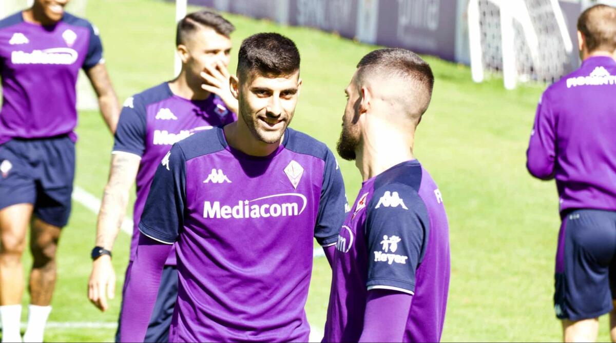 Dal centro sportivo, Benassi e Sottil oggi non sono scesi in campo per l'allenamento - Moena, stadio Benatti, 31.07.2021, allenamento mattutino, foto Lisa Grelloni. Copyright Labaroviola.com