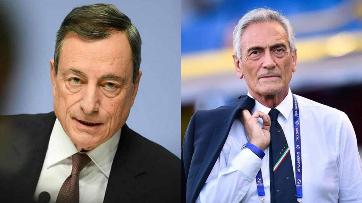 Draghi chiama Gravina: "Stop al campionato per due settimane?" la Lega Serie A gli dice no - 