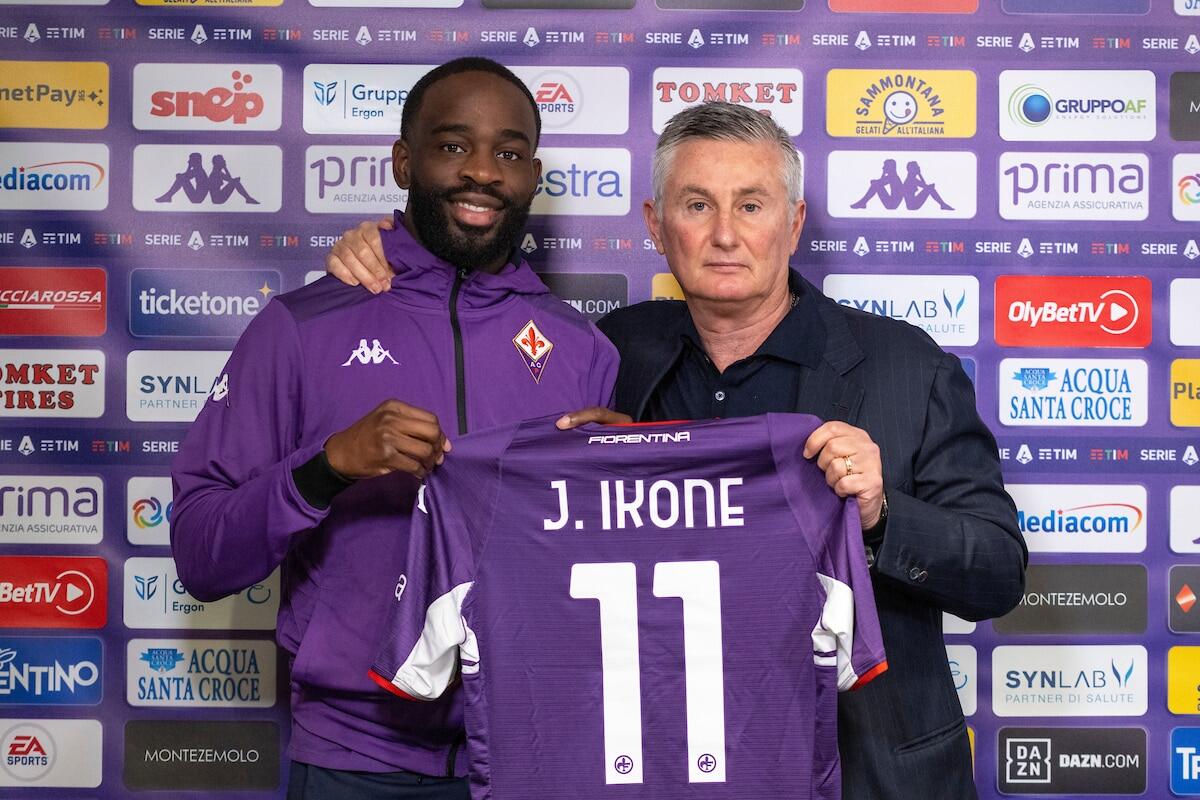 Ikoné verso una maglia da titolare contro il Napoli in Coppa Italia: serve la sua freschezza - presentazione di  Jonathan Ikoné.
Claudio Giovannini/CGE Fotogiornalismo