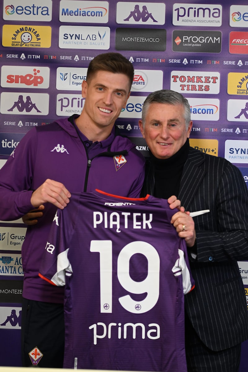 Conferenza stampa di presentazione del nuovo calciatore della Fiorentina Krzysztof PiatekClaudio Giovannini/CGE Fotogiornalismo