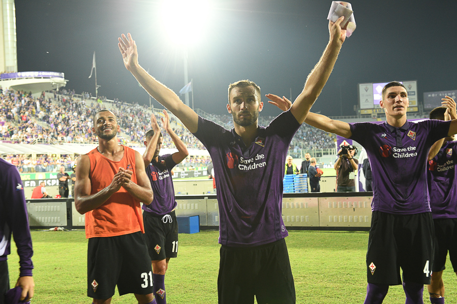Firenze, stadio Artemio Franchi, 22.09.2018, Fiorentina-Spal, Foto Fiorenzo Sernacchioli. Copyright Labaroviola.com, Pezzella