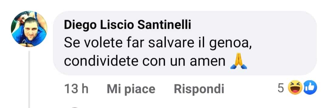 I tifosi del Genoa la prendono con ironia: "Se l'arbitro non avesse fatto quel fischio d'inizio..."