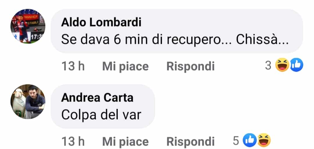 I tifosi del Genoa la prendono con ironia: "Se l'arbitro non avesse fatto quel fischio d'inizio..."